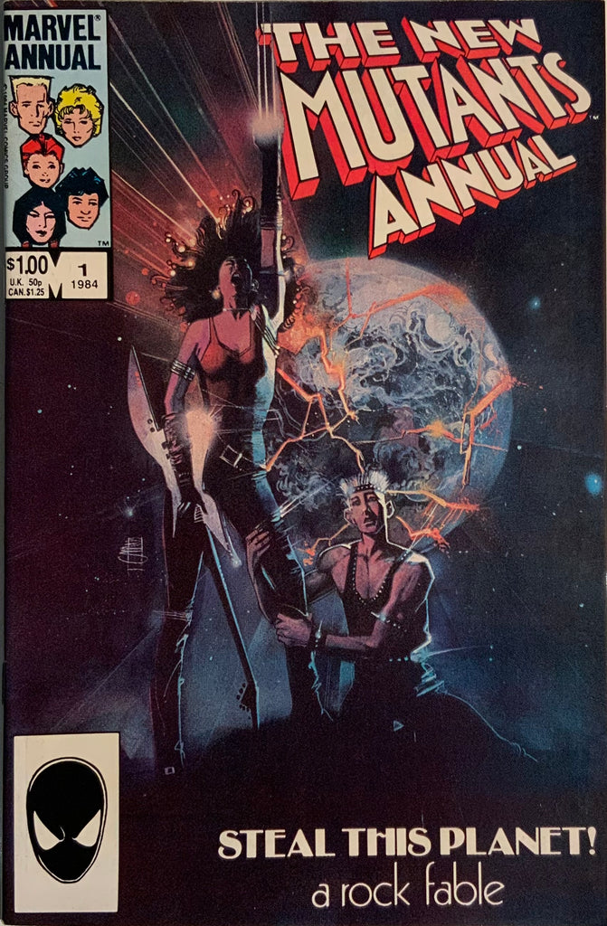 NEW MUTANTS (1983-1991) ANNUAL # 1 FIRST APPEARANCE OF LILA CHENEY