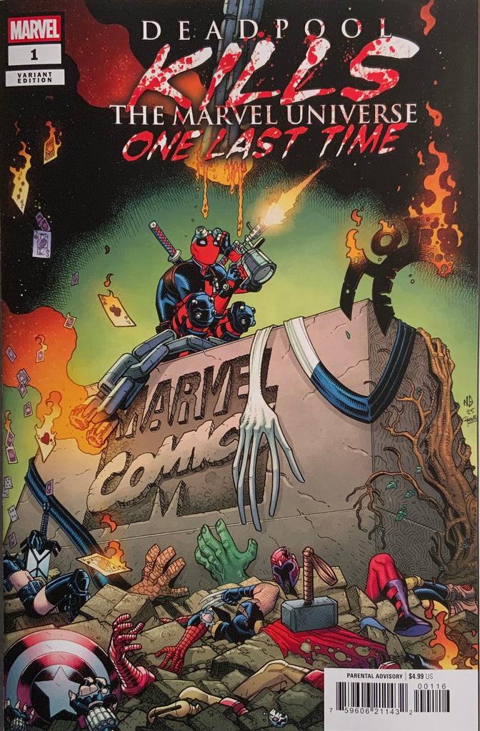 DEADPOOL KILLS THE MARVEL UNIVERSE ONE LAST TIME # 1 BRADSHAW 1:25 VARIANT COVER