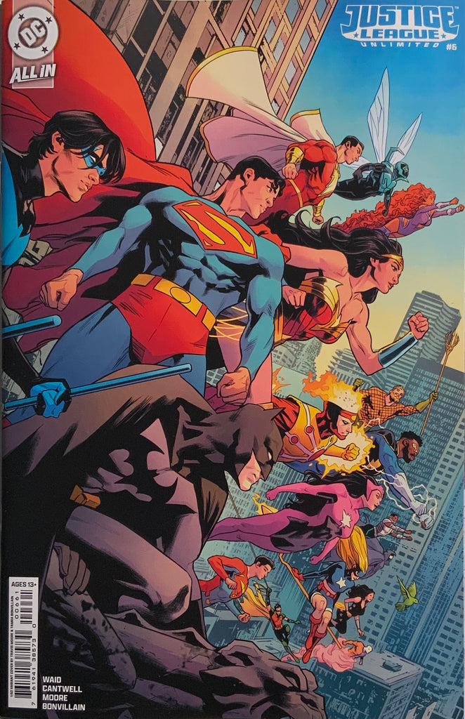 JUSTICE LEAGUE UNLIMITED #6 MOORE 1:50 VARIANT COVER