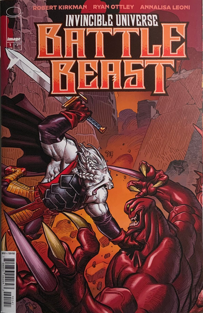 INVINCIBLE UNIVERSE : BATTLE BEAST # 1 SU 1:10 VARIANT COVER