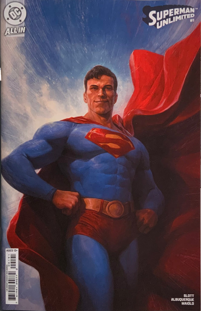 SUPERMAN UNLIMITED # 1 RAPOZA 1:25 VARIANT COVER