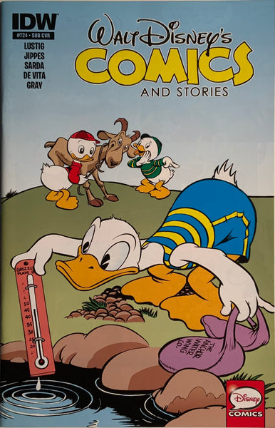 WALT DISNEY’S COMICS AND STORIES #724 SUB COVER