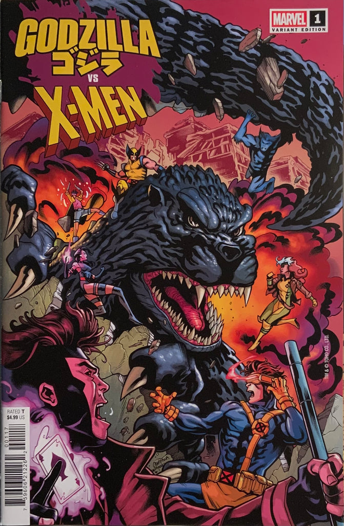 GODZILLA VS X-MEN #1 CAMPANA 1:25 VARIANT COVER