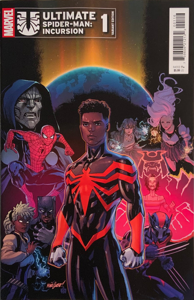 ULTIMATE SPIDER-MAN : INCURSION # 1 MARQUEZ 1:25 VARIANT COVER