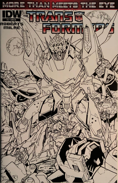 TRANSFORMERS MORE THAN MEETS THE EYE # 2 MILNE RETAILER INCENTIVE COVER