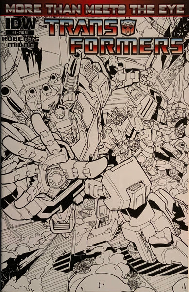 TRANSFORMERS MORE THAN MEETS THE EYE # 3 MILNE RETAILER INCENTIVE COVER