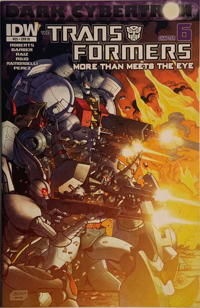 TRANSFORMERS MORE THAN MEETS THE EYE #25 CAHILL RETAILER INCENTIVE COVER