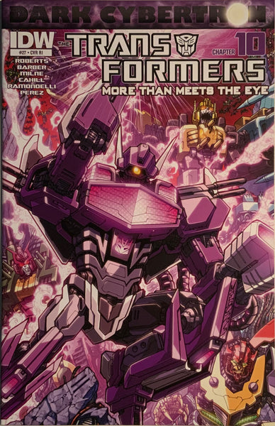 TRANSFORMERS MORE THAN MEETS THE EYE #27 MILNE RETAILER INCENTIVE COVER