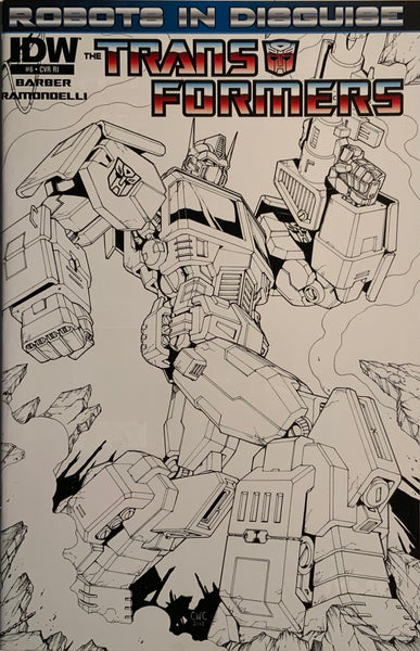 TRANSFORMERS ROBOTS IN DISGUISE # 6 COLLER RETAILER INCENTIVE COVER