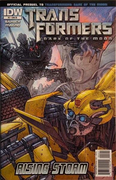 TRANSFORMERS DARK OF THE MOON : RISING STORM # 2 MAGNO RETAILER INCENTIVE COVER
