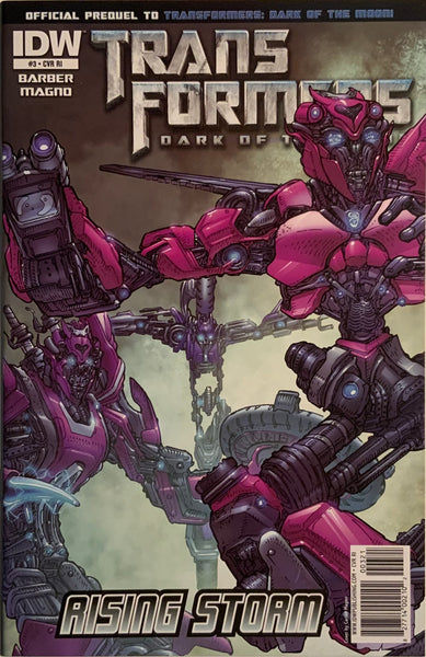 TRANSFORMERS DARK OF THE MOON : RISING STORM # 3 MAGNO RETAILER INCENTIVE COVER