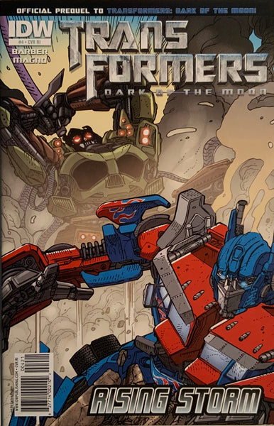 TRANSFORMERS DARK OF THE MOON : RISING STORM # 4 MAGNO RETAILER INCENTIVE COVER