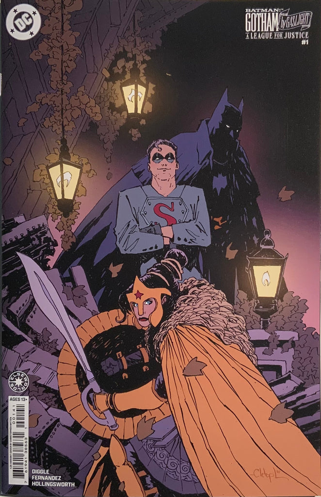 BATMAN : GOTHAM BY GASLIGHT A LEAGUE FOR JUSTICE # 1 MITTEN 1:25 VARIANT COVER