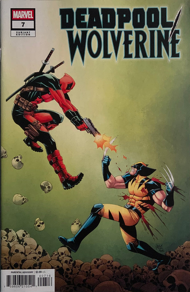 DEADPOOL / WOLVERINE # 7 HOWELL 1:25 VARIANT COVER