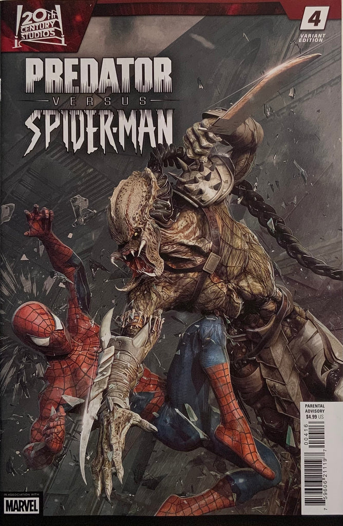 PREDATOR VS SPIDER-MAN # 4 BARENDS 1:25 VARIANT COVER