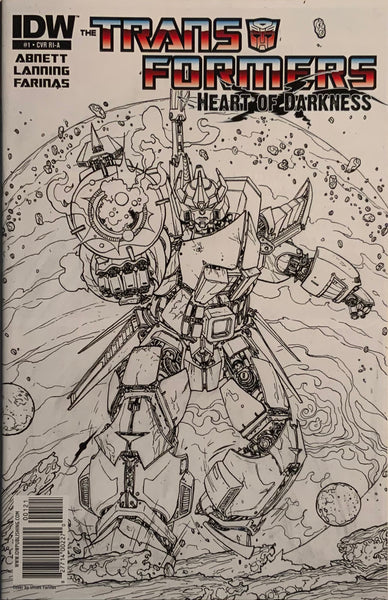 TRANSFORMERS HEART OF DARKNESS # 1 FARINAS RETAILER INCENTIVE COVER