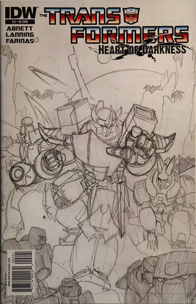 TRANSFORMERS HEART OF DARKNESS # 2 FARINAS RETAILER INCENTIVE COVER