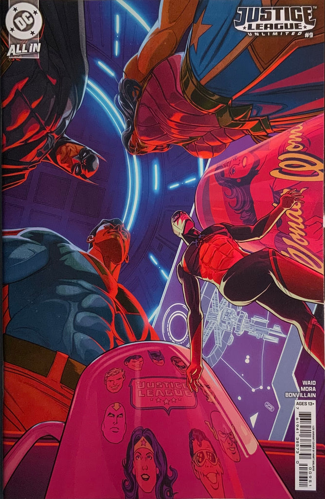 JUSTICE LEAGUE UNLIMITED # 9 MALAVIA 1:25 VARIANT COVER