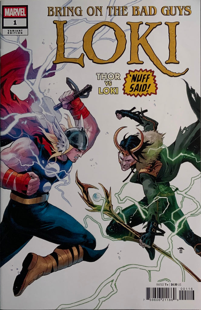 BRING ON THE BAD GUYS : LOKI # 1 RAMCHERON 1:25 VARIANT COVER