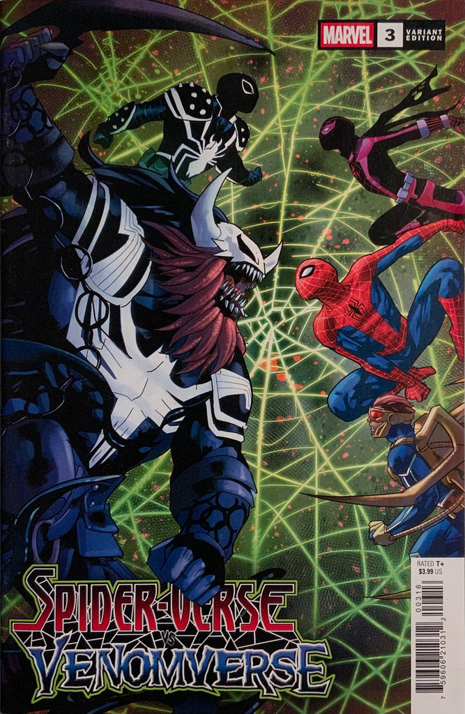 SPIDER-VERSE VS VENOMVERSE # 3 BAZALDUA 1:25 VARIANT COVER