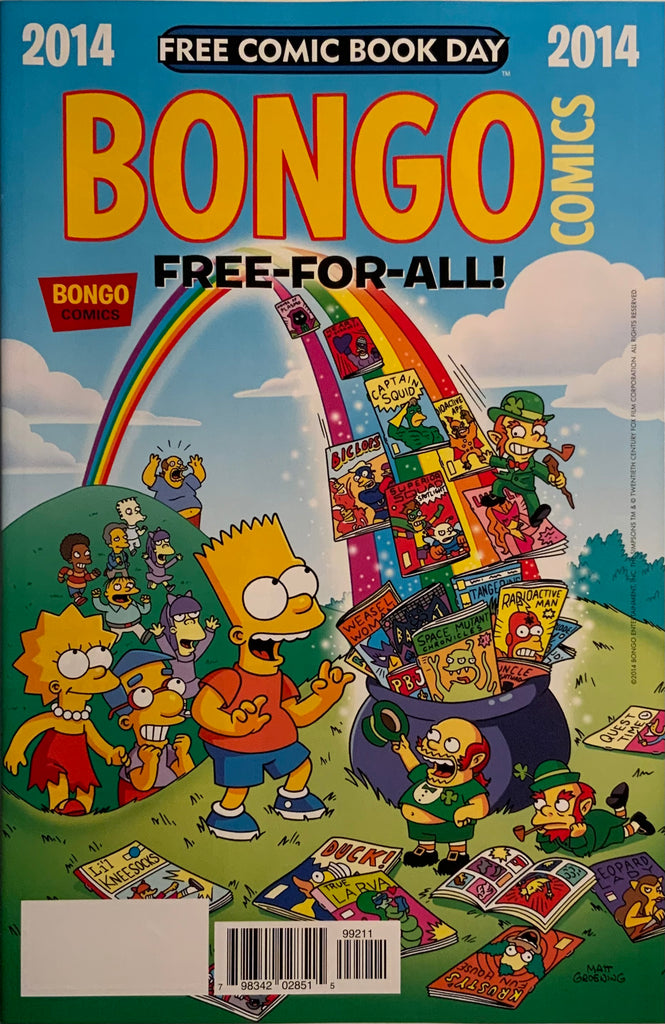 SIMPSONS BONGO COMICS FREE COMIC BOOK DAY 2014