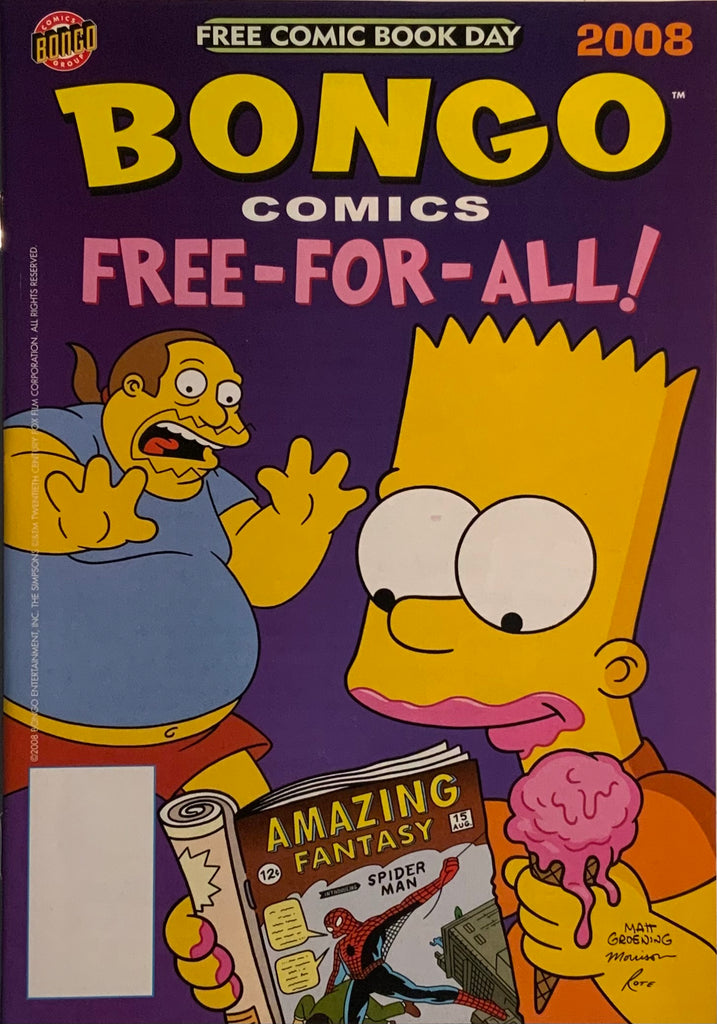 SIMPSONS BONGO COMICS FREE COMIC BOOK DAY 2008