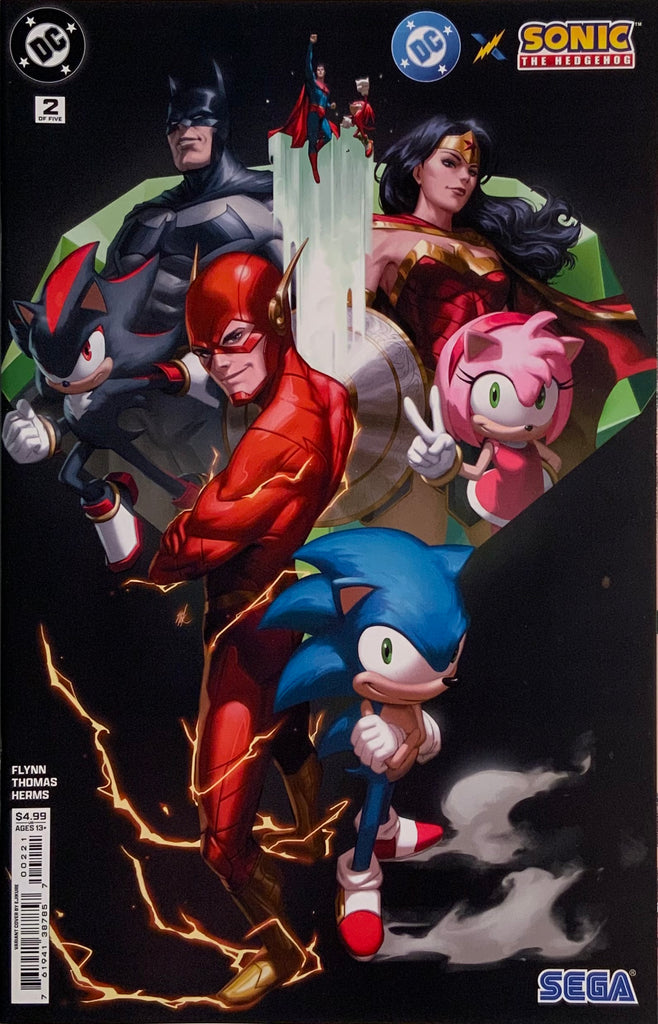 DC X SONIC THE HEDGEHOG #2 EJIKURE VARIANT COVER