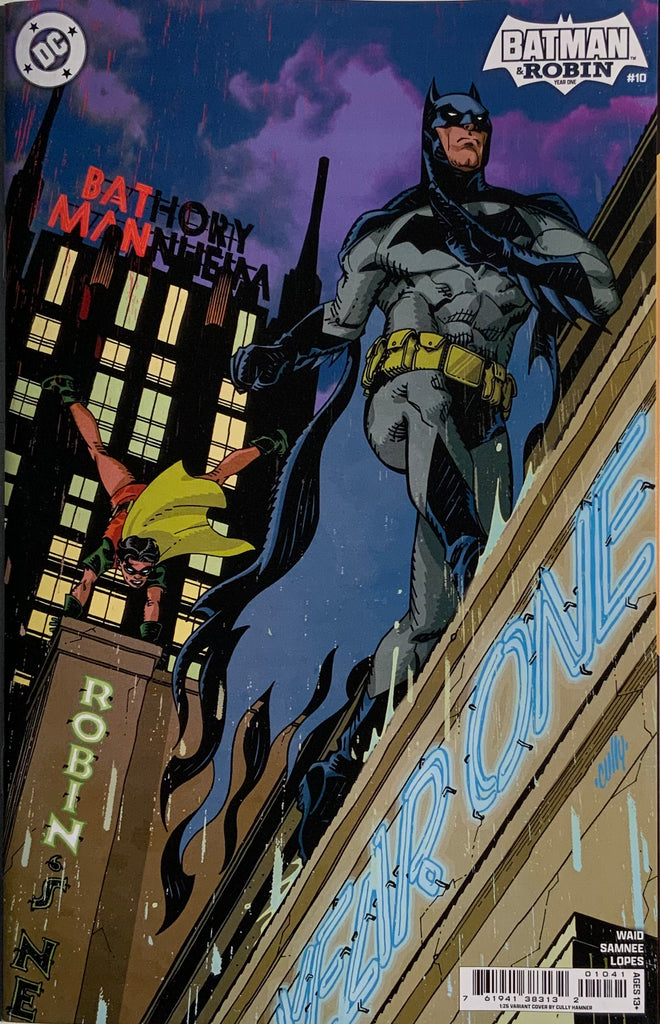 BATMAN AND ROBIN YEAR ONE #10 HAMNER 1:25 VARIANT COVER