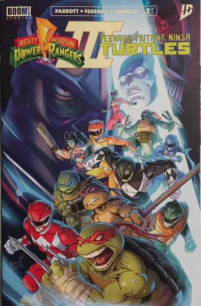 MIGHTY MORPHIN POWER RANGERS / TMNT III # 2 PE 1:25 VARIANT COVER