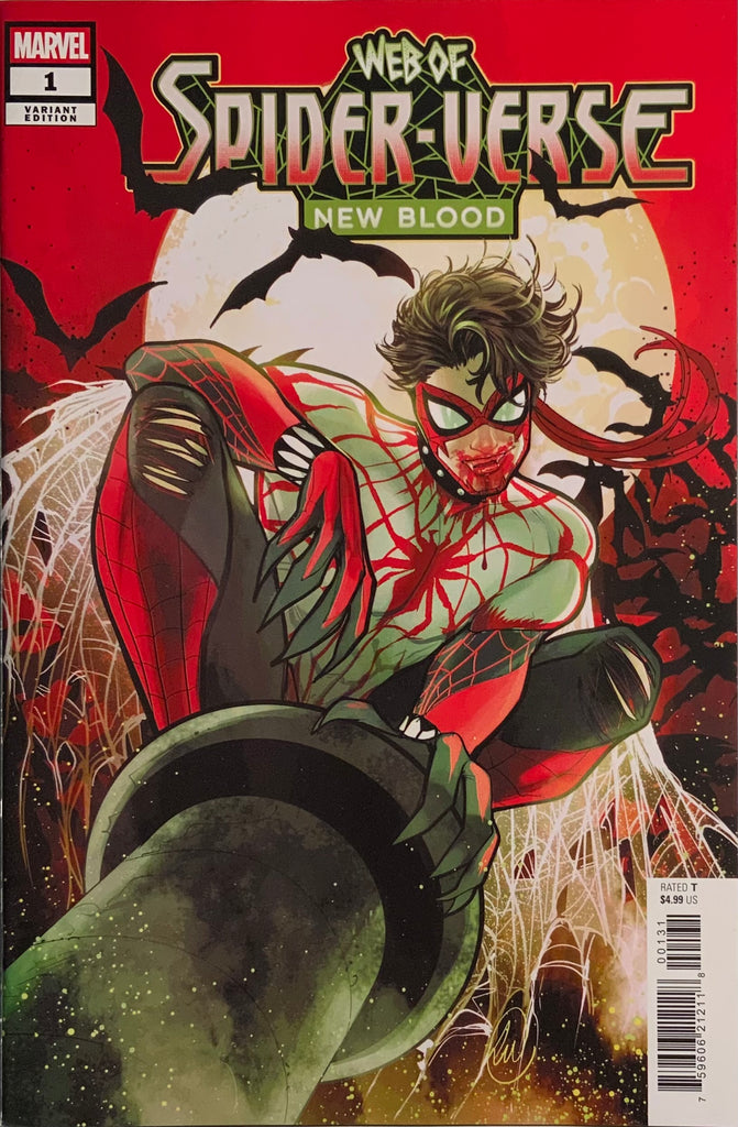 WEB OF SPIDER-VERSE : NEW BLOOD # 1 WERNECK VARIANT COVER