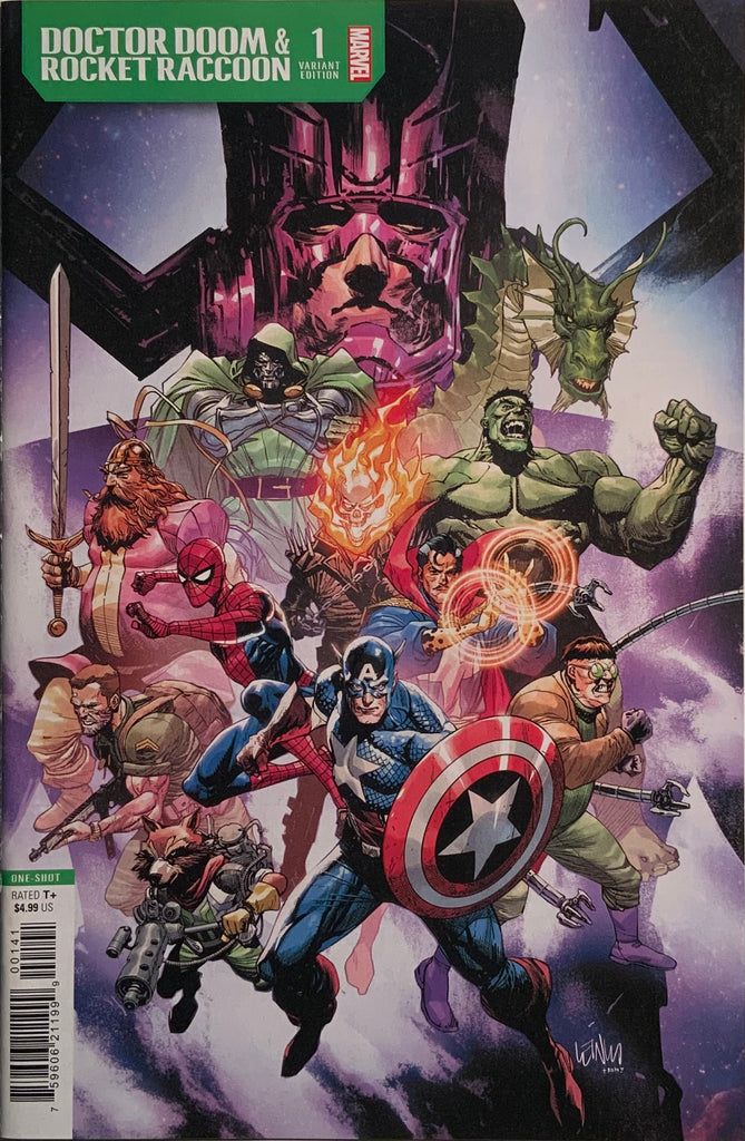 DOCTOR DOOM & ROCKET RACCOON # 1 YU VARIANT COVER
