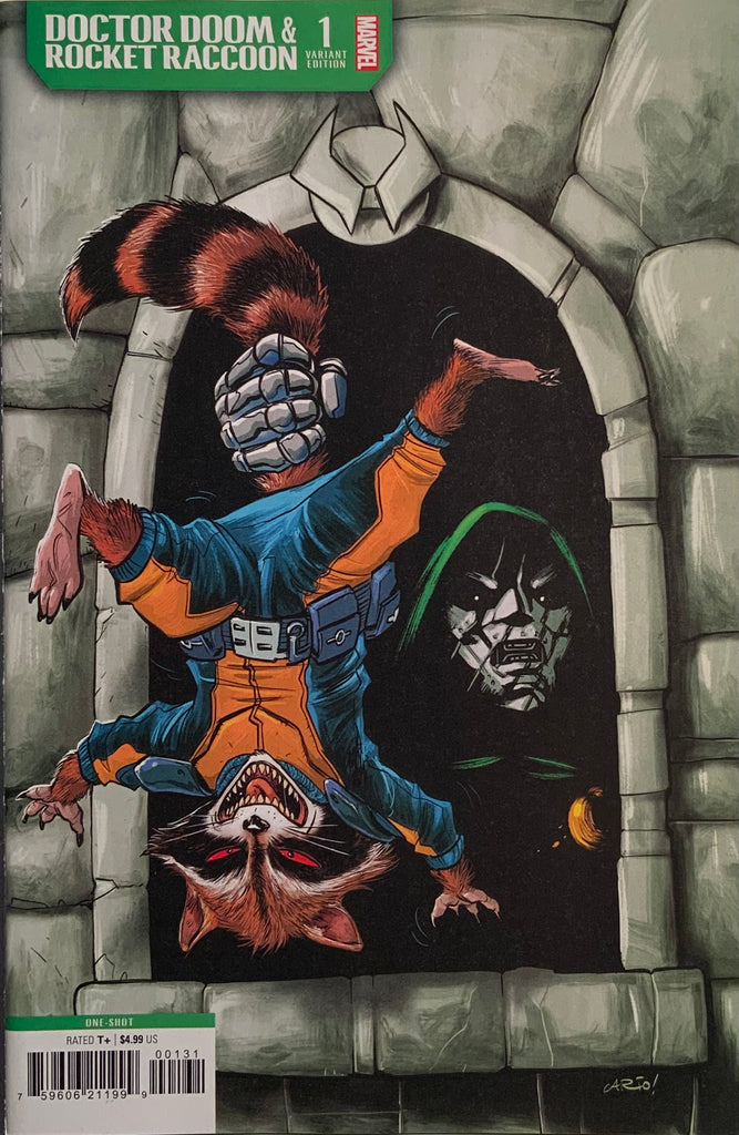 DOCTOR DOOM & ROCKET RACCOON # 1 ANINDITO VARIANT COVER