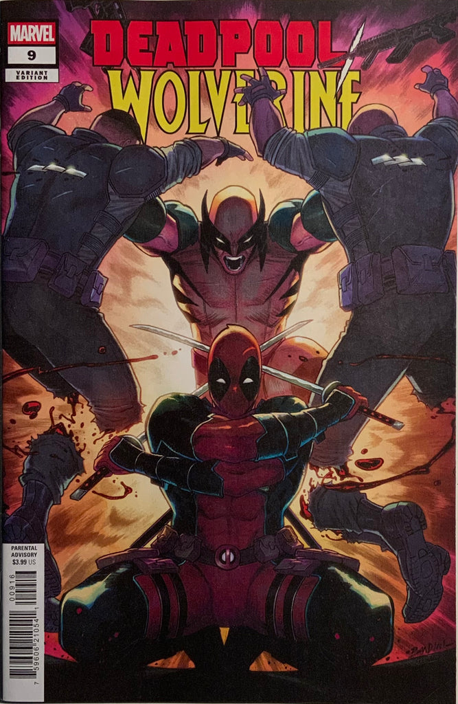 DEADPOOL / WOLVERINE # 9 BANDINI 1:25 VARIANT COVER
