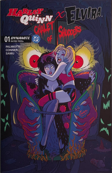 HARLEY QUINN X ELVIRA # 1 CONNER 1:10 VARIANT COVER