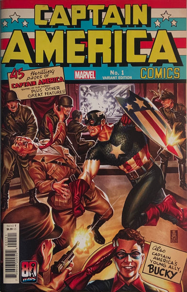 CAPTAIN AMERICA ANNIVERSARY TRIBUTE # 1 BROOKS HOMAGE VARIANT COVER