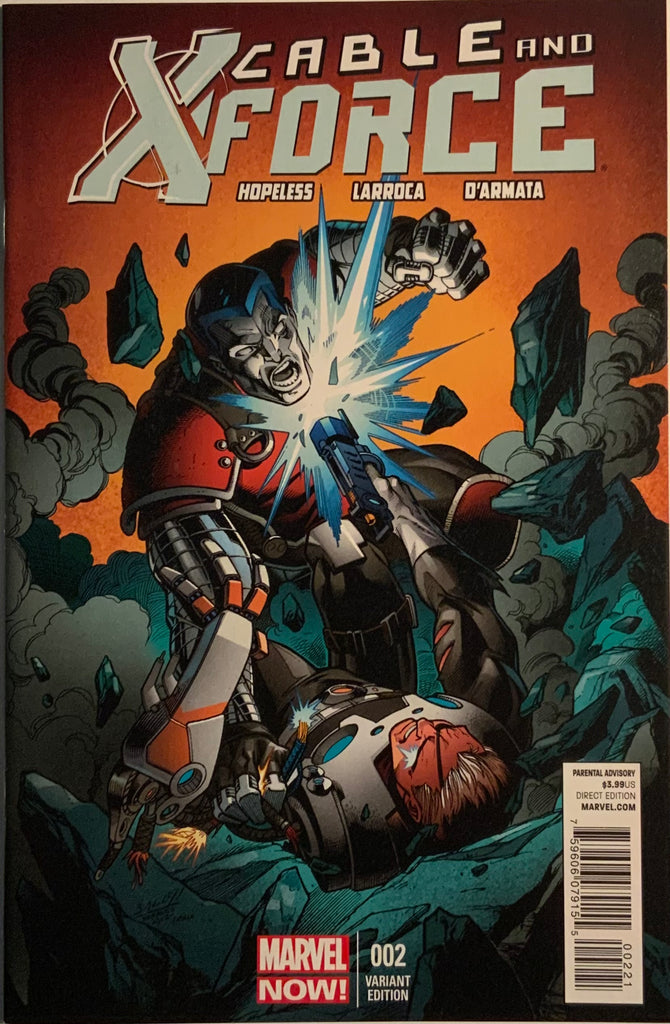 CABLE AND X-FORCE # 2 BAGLEY 1:50 VARIANT COVER
