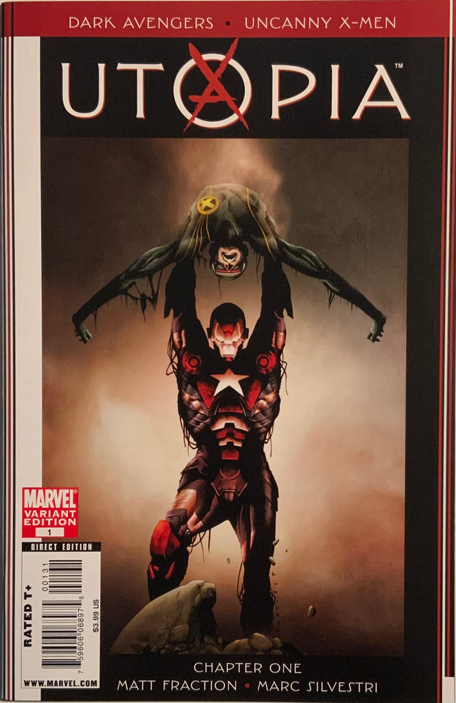 DARK AVENGERS / UNCANNY X-MEN : UTOPIA #1 LEE 1:20 VARIANT COVER