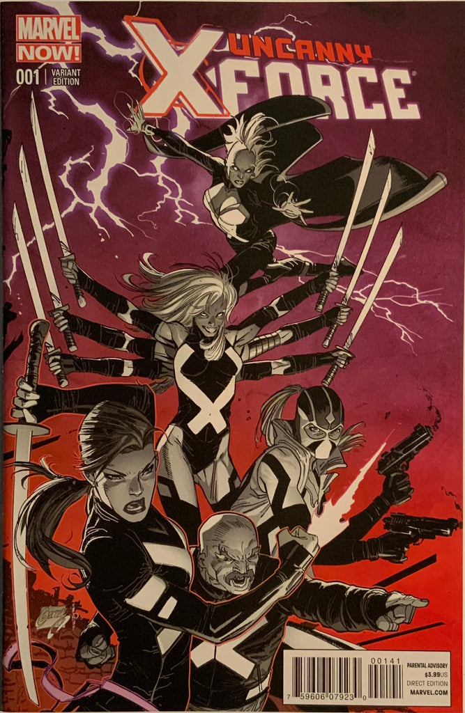 UNCANNY X-FORCE (2013-2014) # 1 GARNEY 1:50 VARIANT COVER