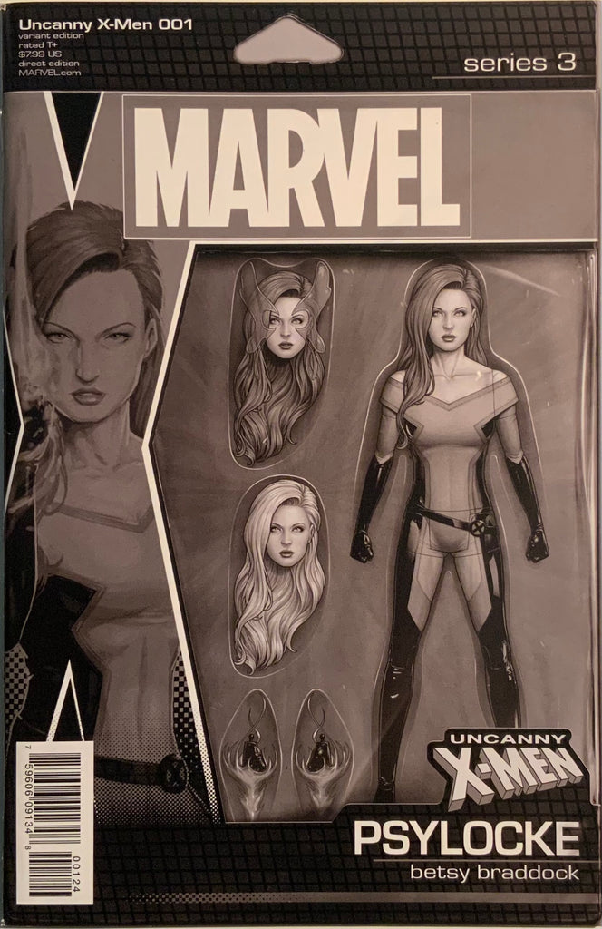 UNCANNY X-MEN (2019) # 1 CHRISTOPHER ACTION FIGURE SKETCH VARIANT COVER