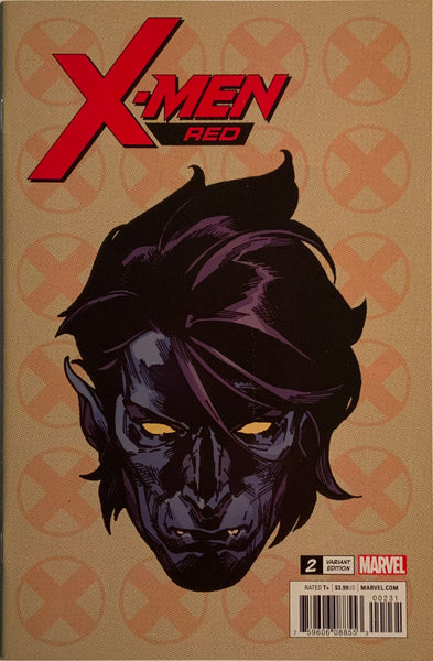 X-MEN RED (2018) # 2 CHAREST 1:10 HEADSHOT VARIANT COVER
