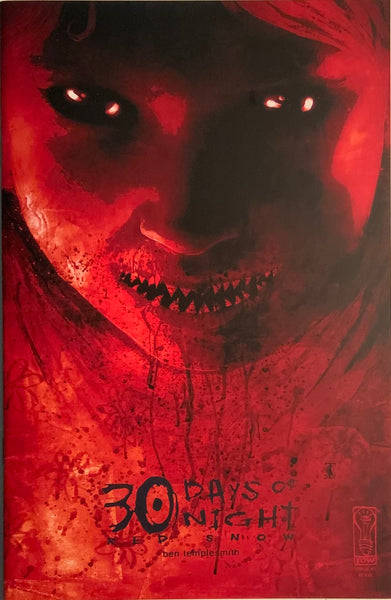 30 DAYS OF NIGHT : RED SNOW # 1 TEMPLESMITH 1:10 FOIL LOGO VARIANT COVER