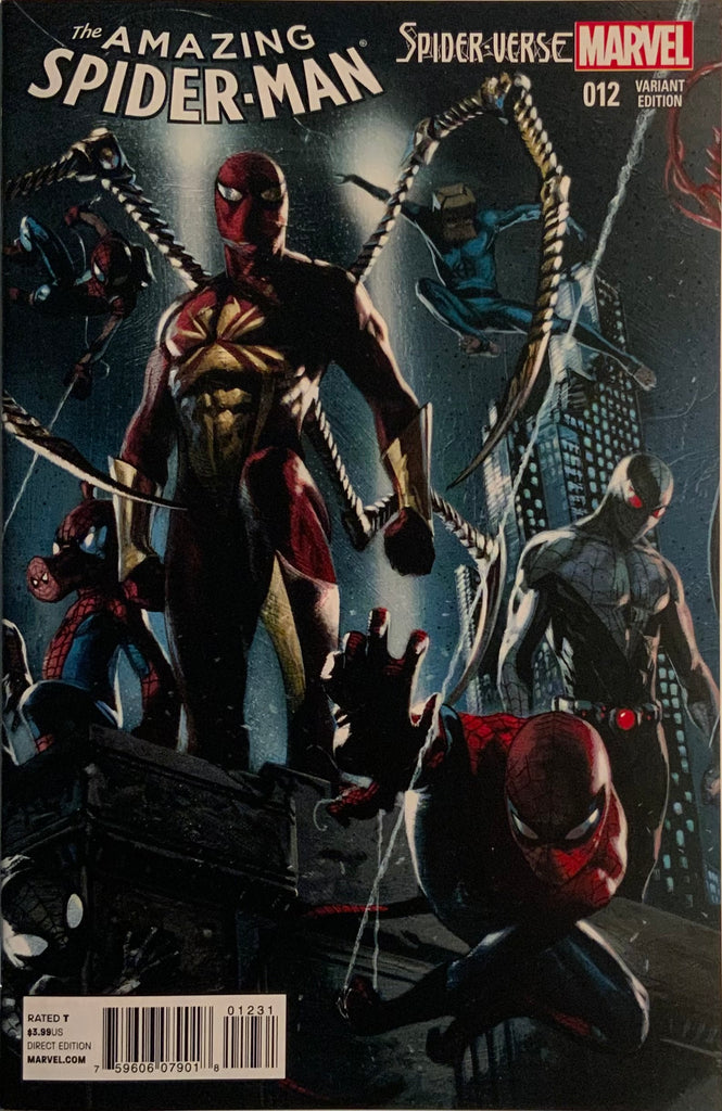 AMAZING SPIDER-MAN (2014-2015) #12 DELL’OTTO 1:25 CONNECTING VARIANT COVER FIRST APPEARANCE OF LEOPARDON