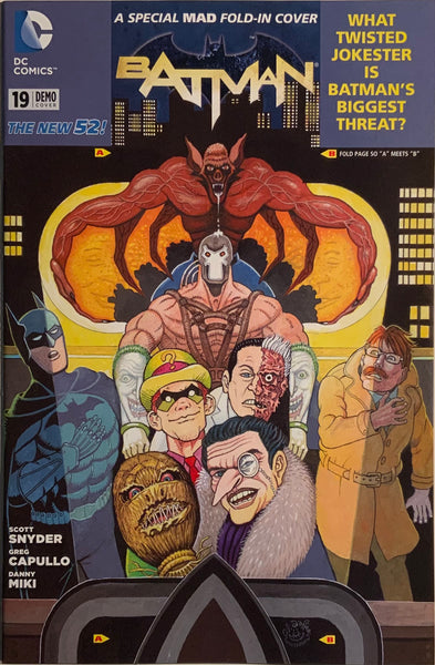 BATMAN (THE NEW 52) #19 MAD MAGAZINE RETAILER INCENTIVE “DEMO” VARIANT COVER