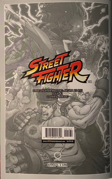 STREET FIGHTER MASTERS : AKUMA VS RYU # 1 SECRET VARIANT COVER