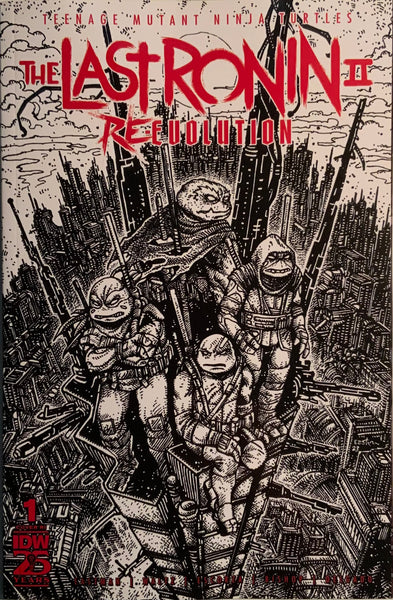 TEENAGE MUTANT NINJA TURTLES THE LAST RONIN II RE-EVOLUTION # 1 EASTMAN 1:100 VARIANT COVER