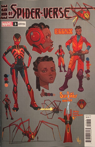 EDGE OF SPIDER-VERSE (2024) # 3 WOODS 1:10 VARIANT COVER