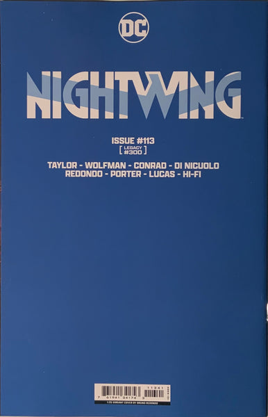 NIGHTWING (REBIRTH) #113 REDONDO 1:25 VIRGIN VARIANT COVER