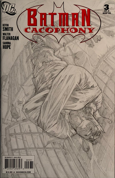 BATMAN CACOPHONY # 3 KUBERT 1:50 SKETCH VARIANT COVER