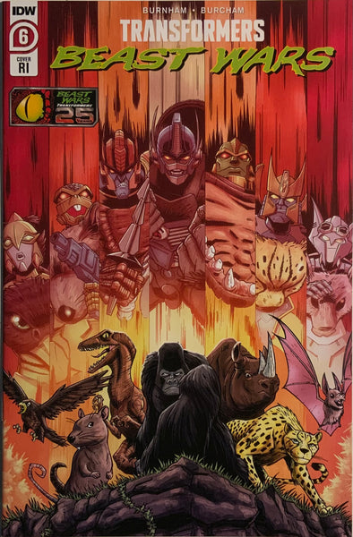 TRANSFORMERS BEAST WARS # 6 ROCHE RETAILER INCENTIVE COVER