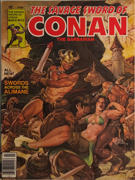 THE SAVAGE SWORD OF CONAN # 50